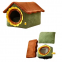 Meow Love Winter Warm Sunflower Cat House Removable Washable Nest Deep Sleep Pets Bed Indoor
