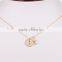 wholesale fashion silver lock and key pendant 925 solid silver gold plated necklace