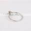 Guangzhou factory OEM 925 sterling silver zircon ring,customize 9k,14k,18k jewelry