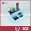 Blue acrylic organizer for cosmetic,plastic makeup storage