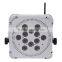 12x6in1 RGBWA UV battery stage light flat wireless