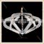 Factory quality insured modern wedding chandelier K9 crystal hanging led lights for supper room