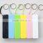 Perfume 2600mAh External Battery Pack single cell Power Bank Charger 5V 1A output for Apple