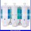 NJ-CD-3016C Chrome Triple Wall Mounted Liquid Soap Dispenser