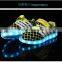 Kids Children USB Charging Light Up Flashing LED Sneaker Luminous Shoes