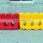 PE Colorful plastic traffic barrier/road block/road water filled barrier