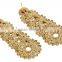 Indian Gorgeous Ruby Stone Made Gold Plated Polki Earring For Women