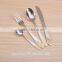 84pcs gold plated cutlery of stainless steel 430 material and made in Jieyang factory directly