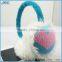 Winter Furry Audio Earmuff Headband Over Head Headphones