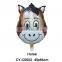 2016 New design cow head shaped helium balloon animal shape foil Aluminium balloon