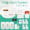 New self defense GSM Alarm System , best gsm home alarm system with Relay output of wireless socket can be controlled by SMS/APP