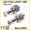 Manufacture! High quality super waterproof 9005 9006 car fog light headlamp led