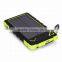 8000mah dual usb portable solar panel power bank, 2015 newest, factory price