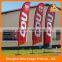 2016 Outdoor promotion flying banner ,swooper feather flag banner