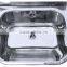 Above counter 304 stainless steel small size sink with bracket