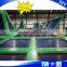 Large Indoor Gymnastic Trampoline with Basketball in Trampoline Park
