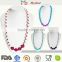 Mix Style silicoen teething beads necklace
