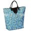 Hot Sell Oxford Cloth Zipper Reusable Folding Shopping Bags Shopping Tote Bag