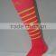 Men Sport Sock In Stock Colorful Striped Soccer Sock Factory Price Wholesale