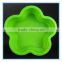 green cute shape collapsible silicone storage box for car