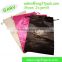 Hair Labels and Packaging Black Satin Hair Extension Hanger Bags
