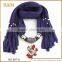 Factory supplier newest strong packing beads scarf with good offer