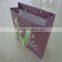 Euro tote bag for Grocery taking away paper euro tote bag with custom printing and ribbon handles