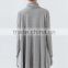 2015 New designs hign neck long sleeve irregular desigsn women casual muslim cotton winter women blouses