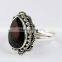 Breathtaking Romantic !! Pear Shape Garnet 925 Sterling Silver Ring, Handmade Silver Jewelry, Silver Jewelry 925