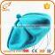 New cheap custom bulk berets hats 100% wool fashion blue baby beret hat