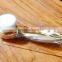High Quality Long Handle Face Cleaning Brush Gold Color Facial Deep Clean ABS Brush