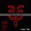 2015 Wholesale El wire light up mask/Light Up EL Mask,EL Wire Mask,led mask