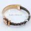 stainless steel jewelry, stainless steel leather bracelet