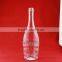 Manufacturer's special frosted whiskey bottles transparent rum bottles bowling shape 750ml bottles