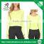 Ramax Custom Womens 100% Polyester Crop Fleece Long Sleeve Running Top
