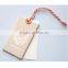 swing ticket kraft paper with eyelet hang tag
