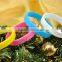1 inch wide silicone rubber wristband