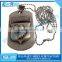 Double Design Cut Out Silver Metal Dog Tags
