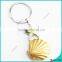 Metal Red Sea Star Shell Key Chain