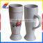 custom , roast flowers, embossment beer cup ceramic drinking cup for beer