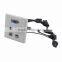 VGA, HDMI, 3.5mm audio, dual USB face plate with backside female to female connector