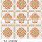 TJ-4100 Transparent emboossed tablecloth with golden & silver