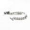 Dragon head Italy figaro cuban curb chain bracelet