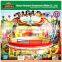 Amusement park outdoor kids games ride musical disco tagada ride for sale