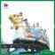 Funny fairground rides dragon roller coaster