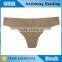 Microfiber thong with lace sexy skin thong panty for women customized design (Accept OEM)