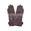Simple and lovely purple threading bowknot threading girls sheepskin leather glove