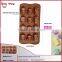 BT0101 New 12 Holes Robot Shape Silicone Chocolate Mould 12 Holes Robot Shape Ice Cub Container