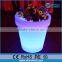 decorative rgb color flower illuminated vases,led glow planter flower pots