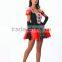 2015 Sexy ladies fancy dress Halloween Carnival queen of hearts costume